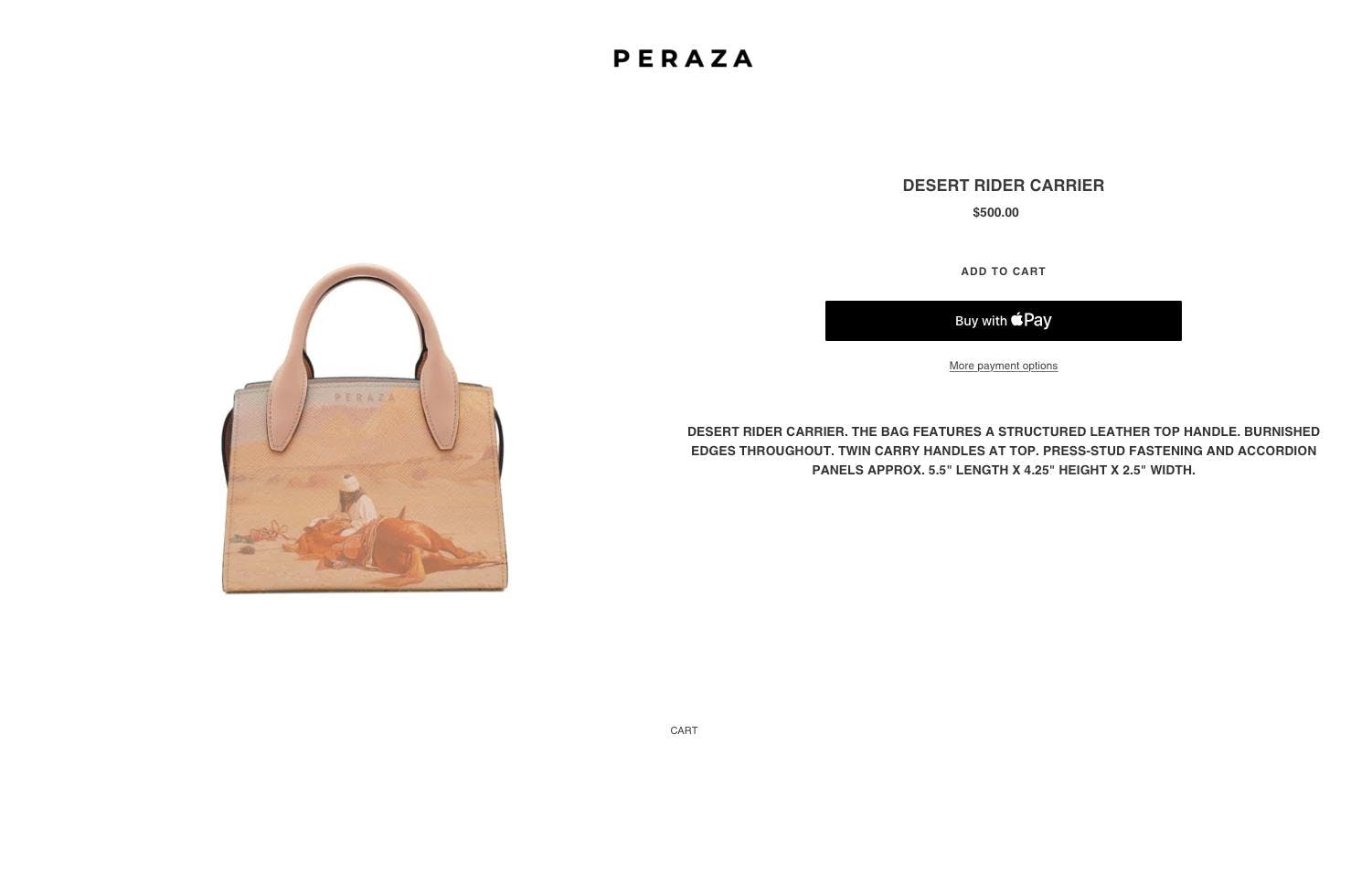 Peraza product page